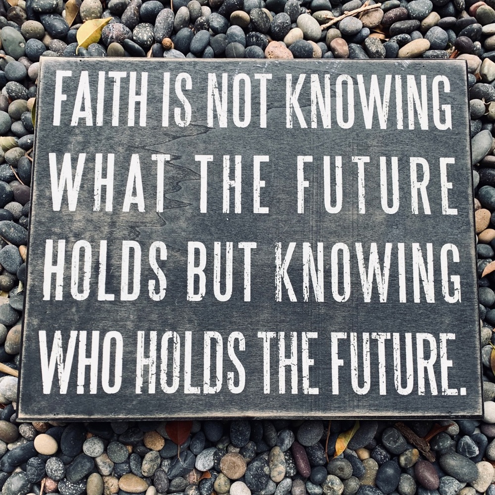 Rustic “Faith” Painting (Home Decor)
